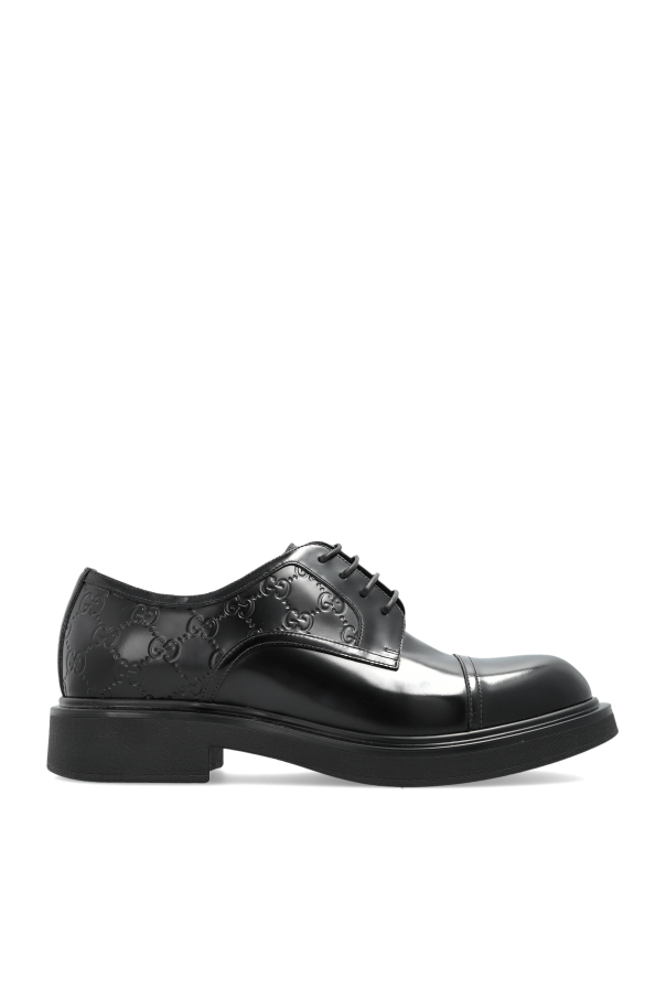 Leather shoes with 'GG' pattern od Gucci