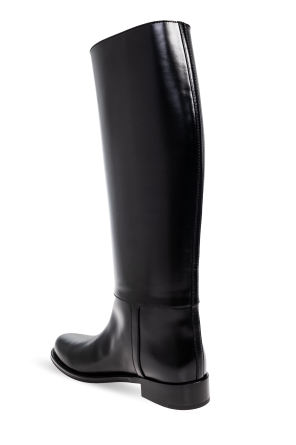 Saint Laurent Botas altas de cuero 'Julia'