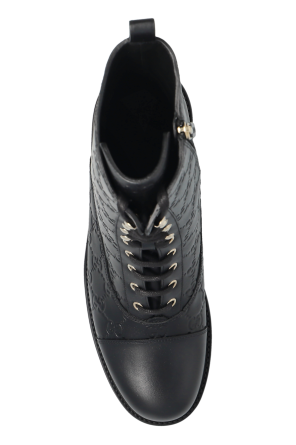 Gucci Leather heeled ankle boots
