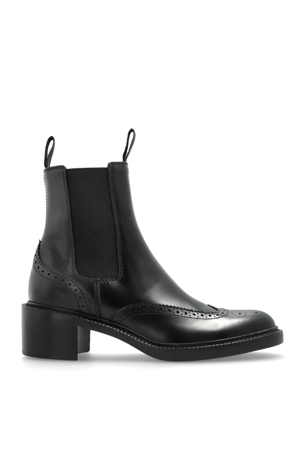Leather ankle boots ‘Vincent’ od Saint Laurent