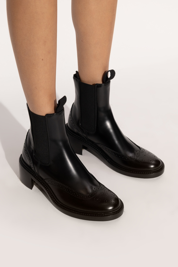 Saint Laurent Lederstiefeletten „Vincent“