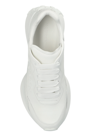 Alexander McQueen Zapatillas deportivas de cuero con logo