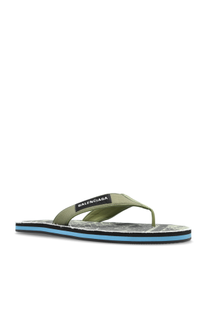 Balenciaga Flip-flops with logo