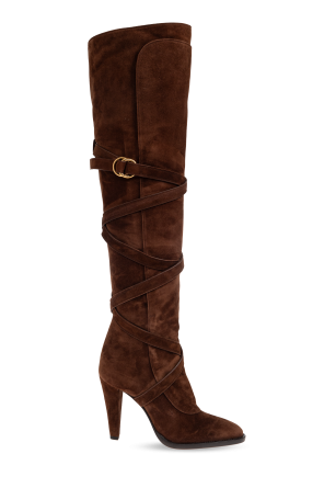 ‘Janis’ leather heeled boots