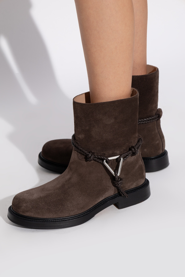 Bottega Veneta Skórzane botki `James`