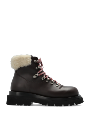 Botines de cuero hasta el tobillo 