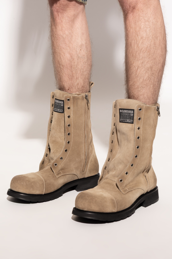 Balenciaga Lederstiefel „Truck Lace-up“