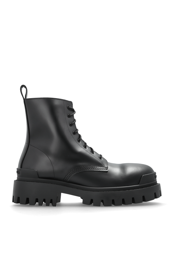 Leather shoes `Strike Zip` od Balenciaga