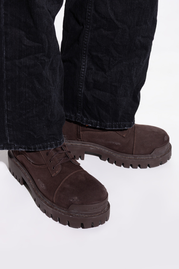 Balenciaga Combat Strike hiking boots