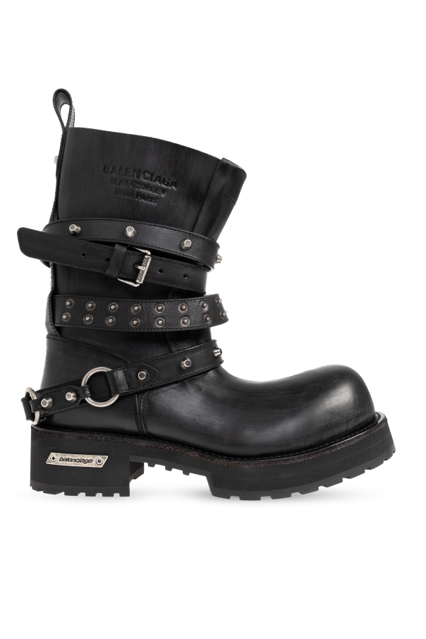 Balenciaga ‘Venom City’ leather platform shoes