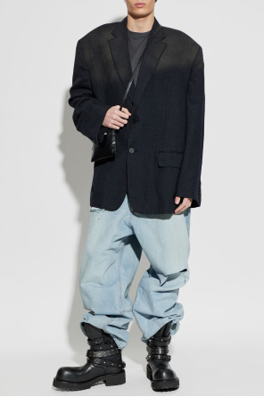 Balenciaga ‘Venom City’ leather platform shoes