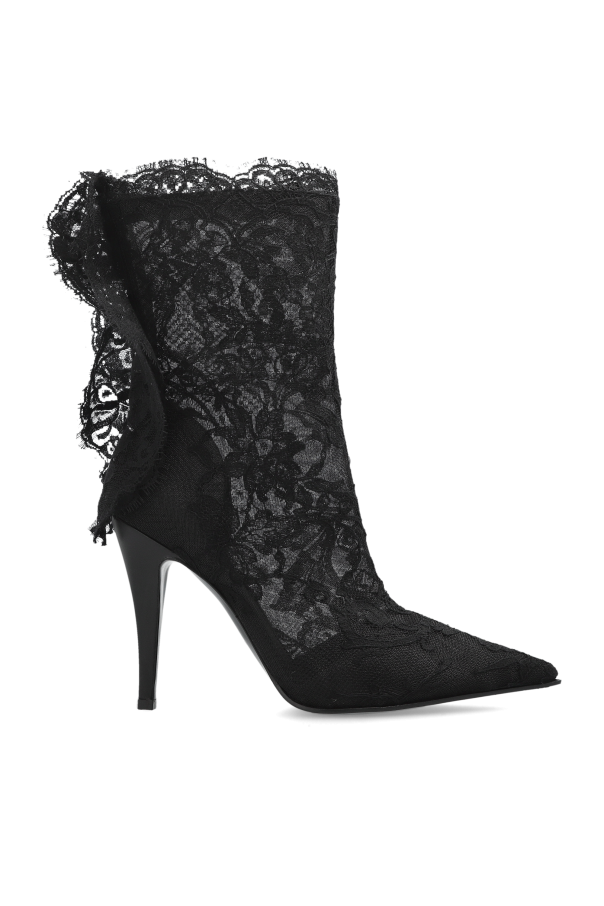 Lace ankle boots ‘Heron’ od Alexander McQueen