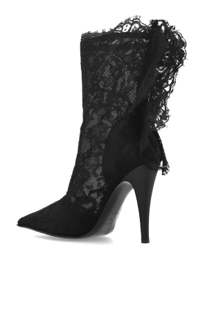 Alexander McQueen Lace ankle boots ‘Heron’