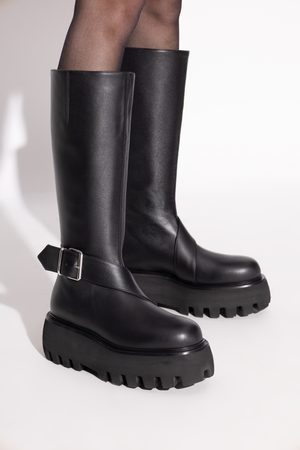 Alexander McQueen Leather platform shoes `Sofa`