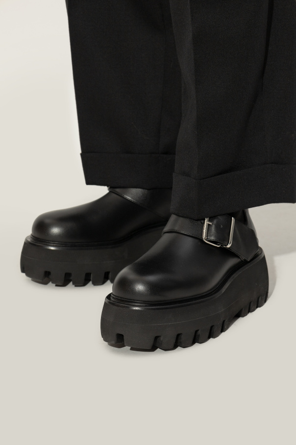 Alexander McQueen "Sofa" platform ankle boots