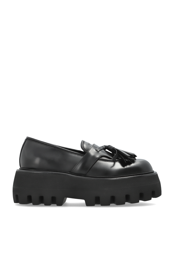 Alexander McQueen Mocasines tipo `loafers` con plataforma