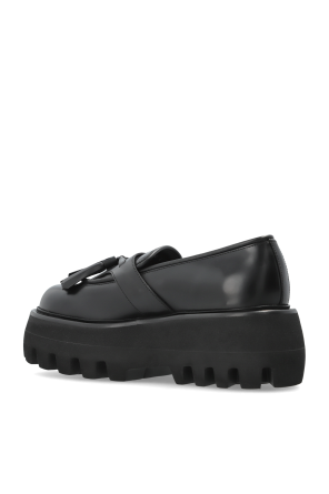 Alexander McQueen Mocasines tipo `loafers` con plataforma