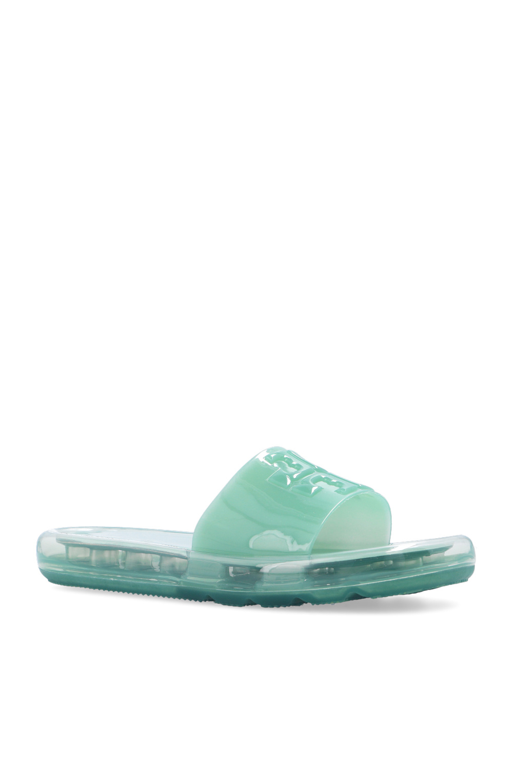 Tory Burch ‘Bubble Jelly’ slides with logo