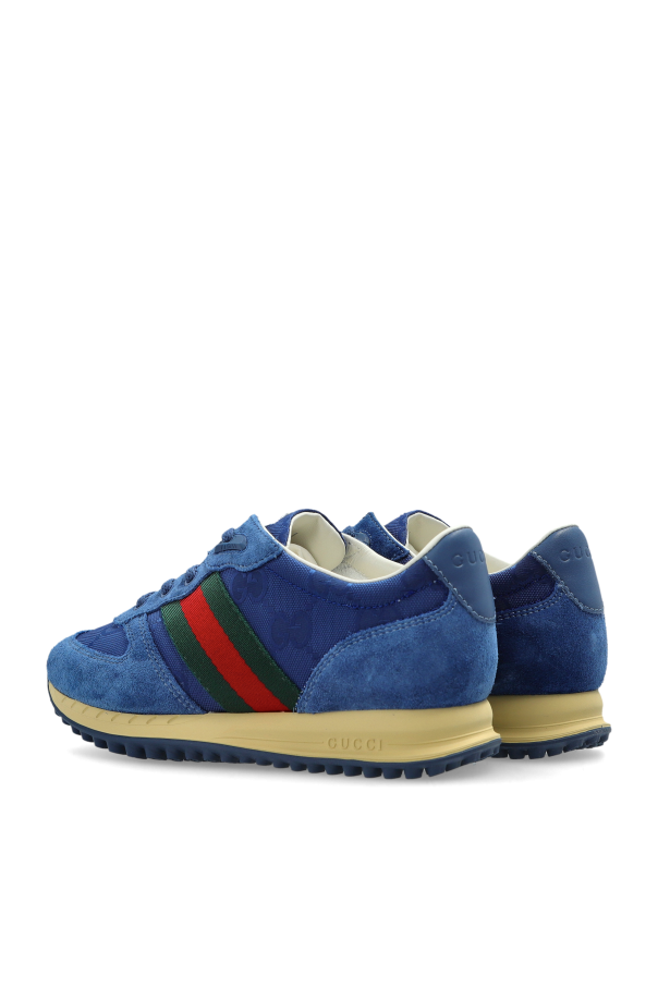 Gucci Kids Zapatillas deportivas con tira "Web"