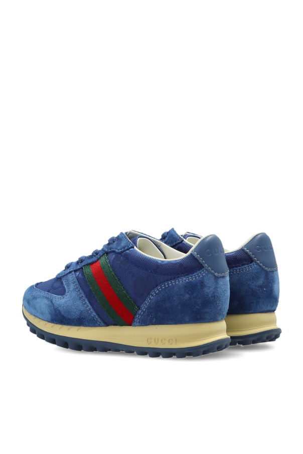Gucci Kids Zapatillas deportivas con tira "Web"
