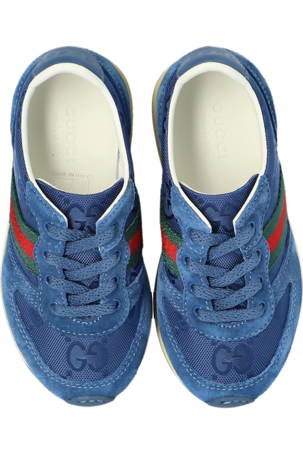 Gucci Kids Zapatillas deportivas con tira "Web"