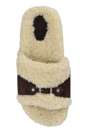 Balenciaga Fur slides