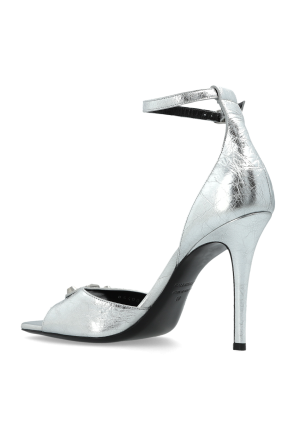 Balenciaga Leather heeled sandals ‘City Up’