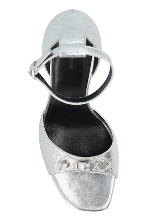 Balenciaga Leather heeled sandals ‘City Up’