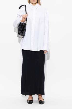 Balenciaga ‘City’ leather ballet flats