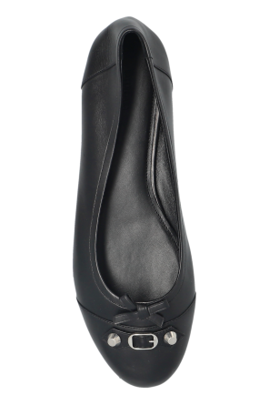 Balenciaga ‘City’ leather ballet flats