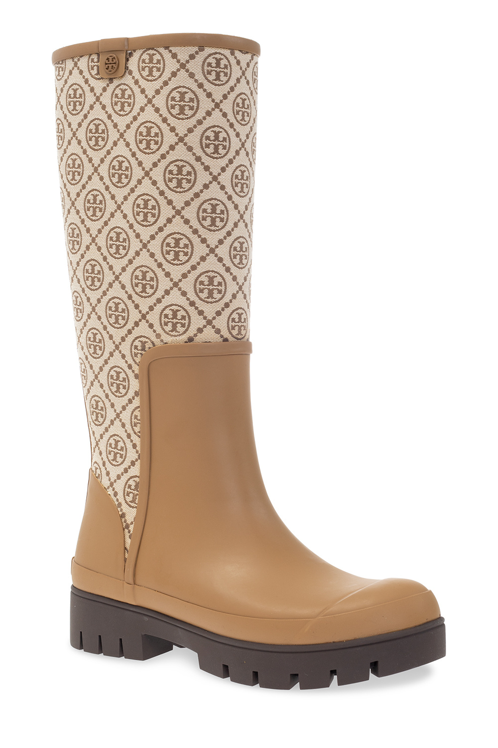 Rain boots with logo Tory Burch - sole make this one of the most comfortable  handle shoes around - IetpShops GB