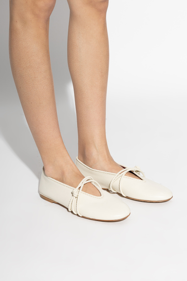 Bottega Veneta Leather ballerinas ‘Rosa’