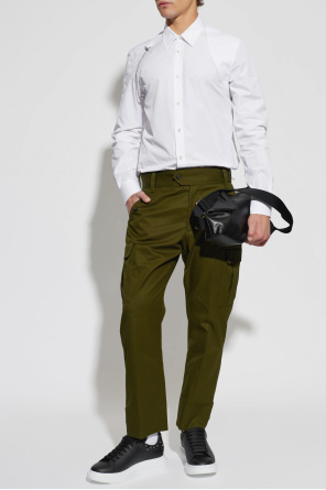 Alexander McQueen Leather sports shoes