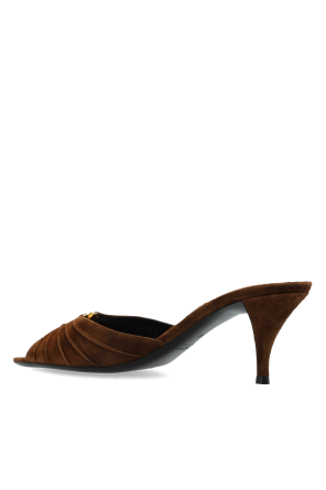 Saint Laurent Heeled mules `Babylone`