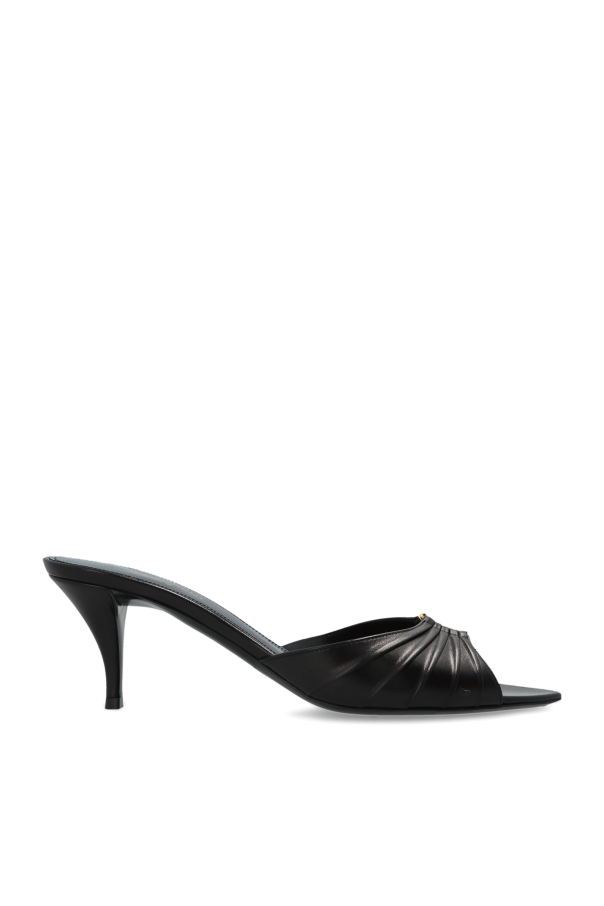 Saint Laurent Klapki na obcasie ‘Babylone’