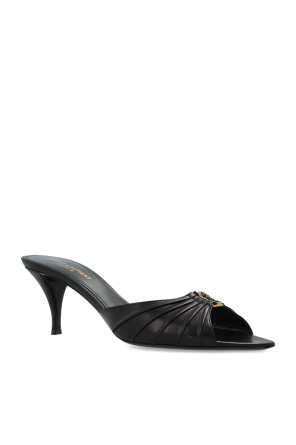 Saint Laurent Klapki na obcasie ‘Babylone’