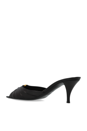 Saint Laurent Klapki na obcasie ‘Babylone’