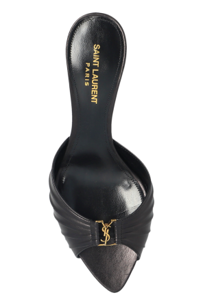 Saint Laurent Klapki na obcasie ‘Babylone’