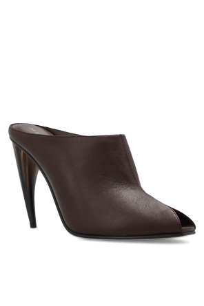 Alexander McQueen Leather heeled mules