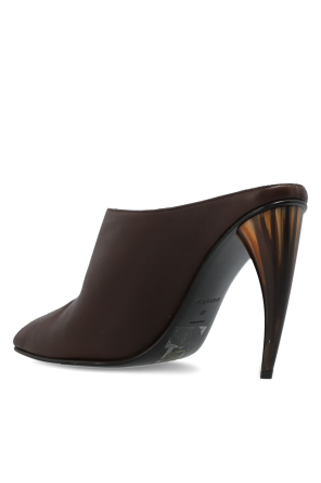Alexander McQueen Leather heeled mules