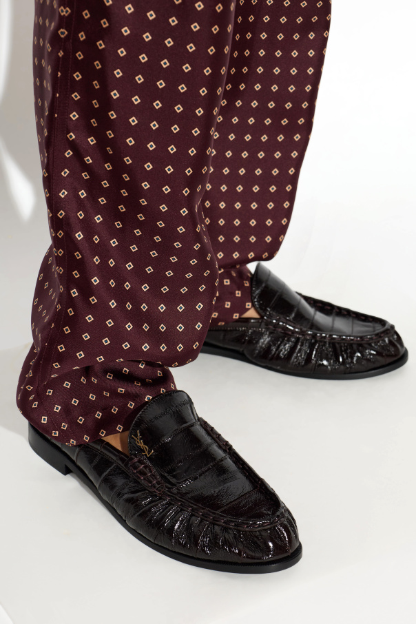 Saint Laurent Kožené šľapky typu ‘Loafers’