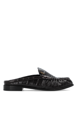 Leather 'Loafers' mules