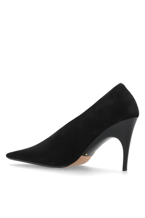 Balenciaga Suede heeled shoes "Duchesse"