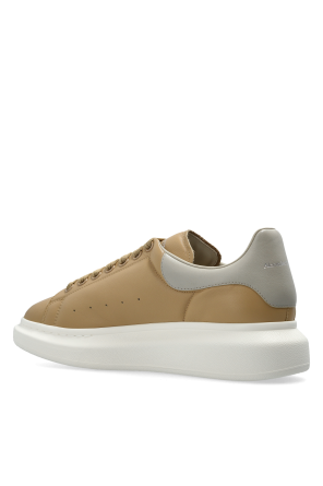 Alexander McQueen Leather sports shoes with logo