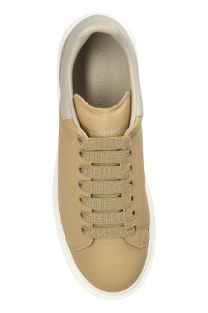 Alexander McQueen Leather sports shoes with logo