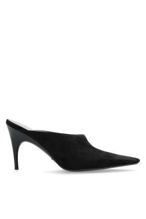 ‘Duchesse’ heeled mules