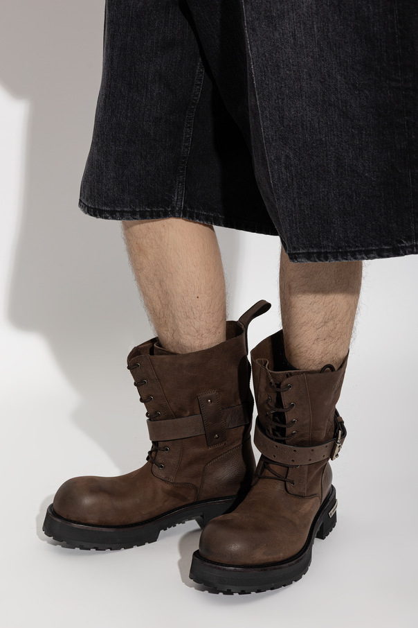 Balenciaga 'Venom' leather ankle boots
