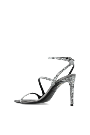 Alexander McQueen Sandalias de tacón con cristales brillantes