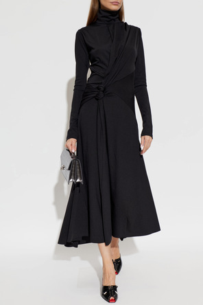 Alexander McQueen Sandalias de cuero con tacón