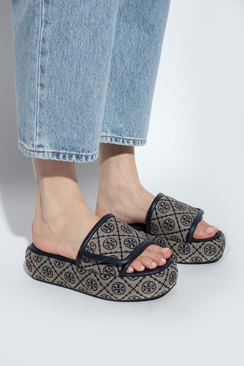 Tory Burch Platform slides